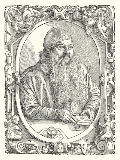 Stephan Brechtl, matematico tedesco del XVI secolo da Tobias Stimmer